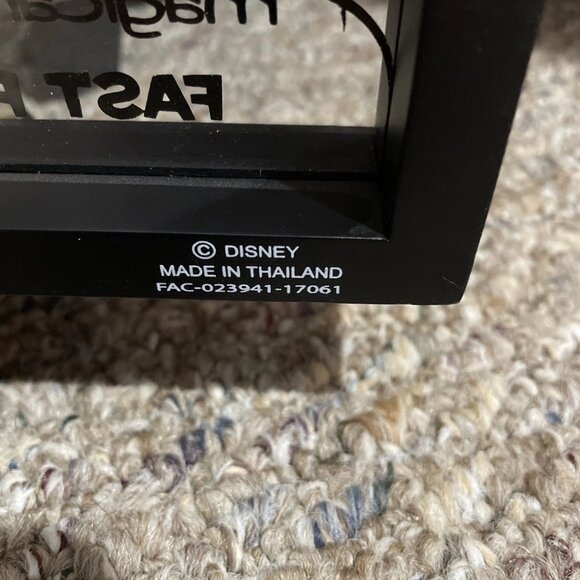 Disney Picture Frame - Clear Glass Best Vacation Ever - 4 x 6 - Picture 5 of 7